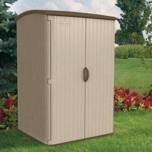 Suncast 98-Cubic Foot Horizontal Blowmolded Shed background