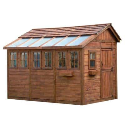 Shed with Polycarbonate Roof