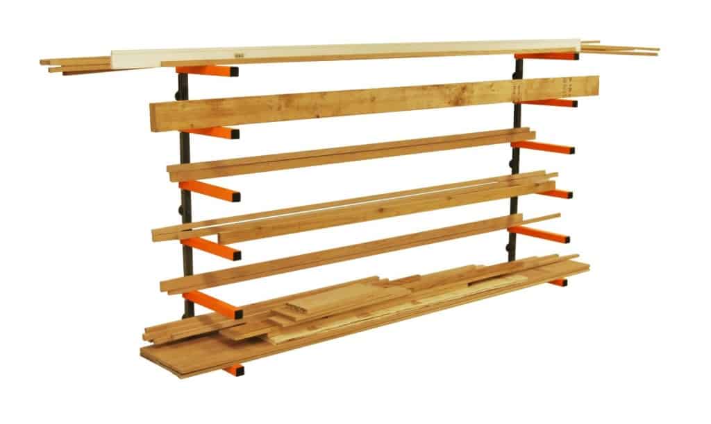 Wood storage lumber