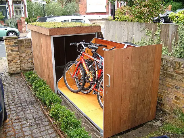 treesaurus secure bike shed