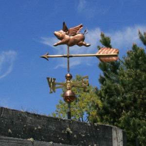 Weathervane Factory weathervanes - Flying Pig
