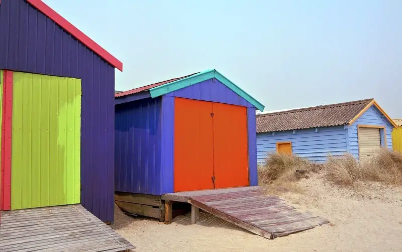 Shed Ramps on the beach