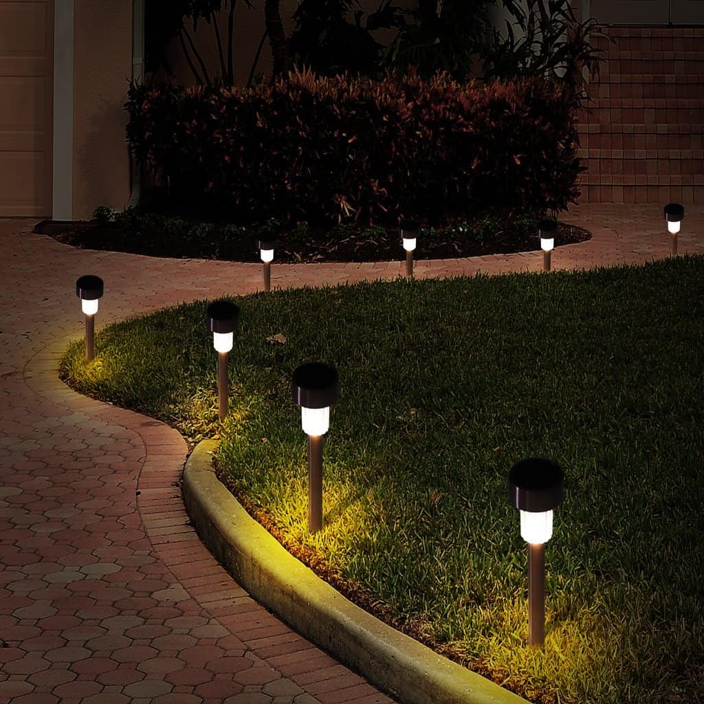 Curb appeal ideas - pathway lighting