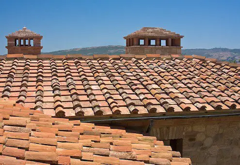 Reclaimed clay tile roof - performanceroofingcompany
