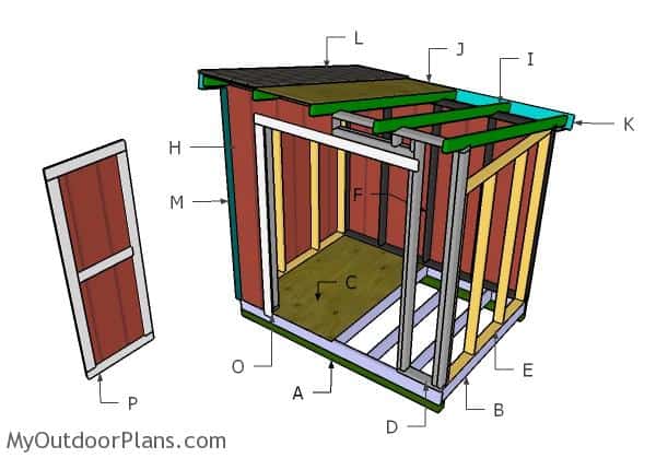 Building-a-6x8-Lean-to-shed