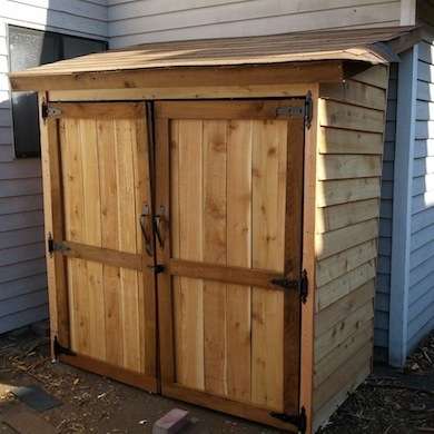 Simple shed design - Convenient Lean-To Storage