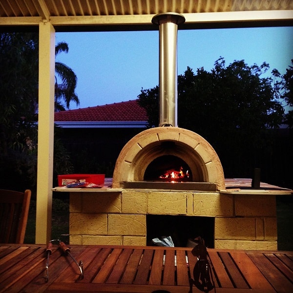 pizza oven fired